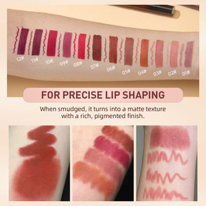 Ensemble de crayon à lèvres liquide mat minéral longue durée imperméable pas facile à décolorer naturel nu boîte-cadeau emballage maquillage - Product Image 4