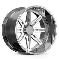 Jantes de camion forgées polies sur mesure SL 28X16 20X14 30X12 26X14 Super Single avec 8X180 8X170 6X135 pour Chevy Silverado 2500
