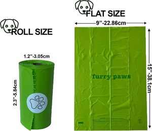 ถุงเก็บมูลสุนัขแบบกำหนดขนาดเองขายส่ง เป็นมิตรกับสิ่งแวดล้อม - Product Image 6