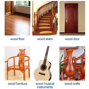 قلم تحديد سيبا SM387 بتأثير الخشب برأس رصاصي 3 مم بـ 5 ألوان حبر دائم لإصلاح الخدوش على الأثاث والسلالم وكتابة الورق - Product Image 5