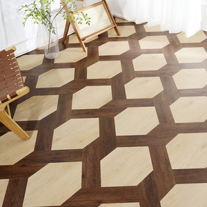 Parquet SPC ODM con Logotipo Personalizado, Acabado de Alto Brillo, Sistema de Clic, Sin Base Adhesiva, Certificado SGS RoHS, Parquet SPC de 4 mm - Product Image 1