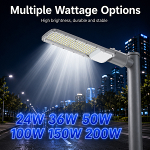 Nouveau produit - Éclairage LED extérieur pour rue - IP65 étanche - 24W 36W 50W 100W 150W 200W - Haute luminosité - Plusieurs puissances - Product Image 3