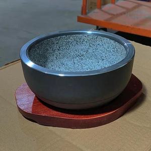 Mini bols en pierre de cuisson résistant aux fissures, petits bols en pierre à haute température pour la cuisson du <span class=keywords><strong>Dolsot</strong></span> coréen <span class=keywords><strong>Bibimbap</strong></span> - Product Image 2