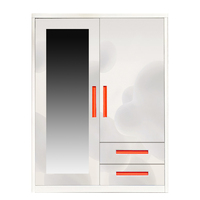 Armoire en acier Armoire indienne Philippines Armoire en acier Almirah avec roues