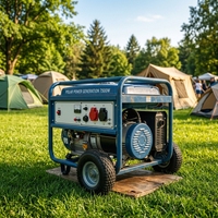 Générateur diesel Yuchai 2.8-18 kW super silencieux à châssis ouvert, EPA Tier 3, 150 kVA, triphasé 4 fils, 220 V/380 V, 50/60 Hz, moteur ATS