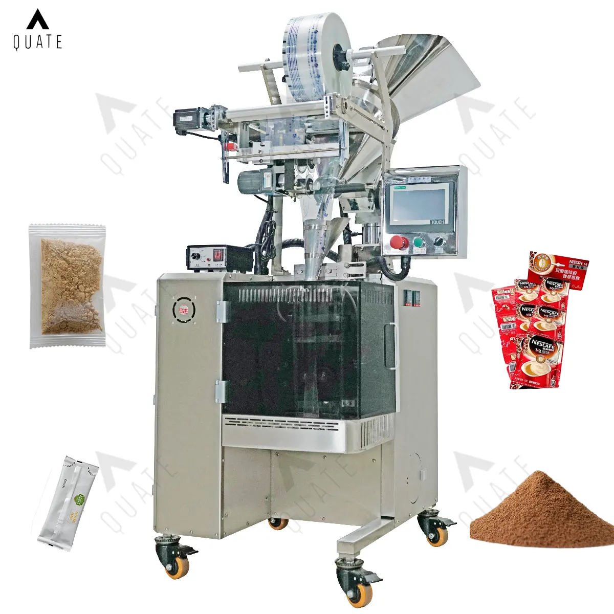 Powder packing machine film making packing machine for liquid and powder packing machine
