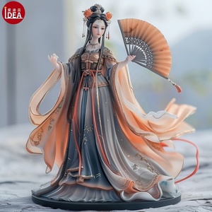 Usine personnalisée pvc résine chinois Han style tissu figurine jouet figurine cadeau de collection - Product Image 2