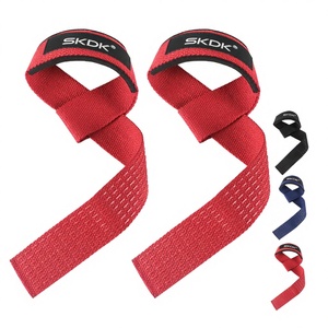 Skangduke Custom Logo Adjustable Non-Slip Buckle Wrist Straps for <b>Weight</b> <b>Lifting</b> Bodybuilding Powerlifting Strength Training - Product Image 3