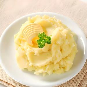 Plat d'accompagnement instantané de purée de pommes de terre nature congelée, sans <span class=keywords><strong>gluten</strong></span> et sans OGM, facile à préparer pour des repas sains - Product Image 3