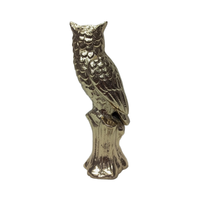 RTS Métal Hibou Antique Hibou Métal Animal Statue Décorative Showpiece Sculpture pour Maison et Bureau Décor Artisanat Fabricant