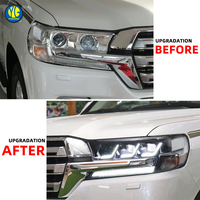 YU GUANG pour Toyota Land Cruiser Pièces Auto 2016-2021 LC200 Phares Améliorés Land Cruiser LC200 Facelift Paire de Phares LED