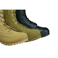 Bottes tactiques Belleville respirantes style hiver à lacets en cuir de vachette véritable et caoutchouc PU – Équipement de défense