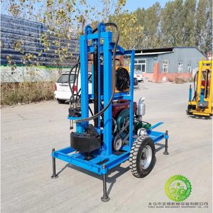 Portable 150m Water Well <b>Drilling</b> Rig 22hp Hydraulic Diesel Multi-purpose Easy Operate Gear Core Professionally Manufactured - Product Image 2