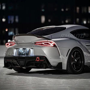 Aileron de coffre arrière de course en fibre de carbone de haute qualité pour Toyota Supra A90 MK5 2019-2022, pare-chocs de style automobile en FRP - Product Image 3