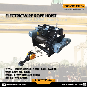 Polipasto de cable de acero de alta resistencia con motor de freno |   Polipasto de Cable Metálico para Uso Industrial Continuo - Product Image 2