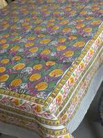 Nappe rectangulaire en coton faite à la main pour la restauration fine et la décoration de mariage, écologique, personnalisable, vente en gros