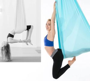 Hamac de yoga aérien en tissu de soie premium pour le yoga antigravité et les inversions - Product Image 2