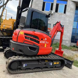 Excavatrices d'occasion 5,5T Kubota KX163-5 KX 163-5 KX163 Mini-pelle hydraulique sur chenilles pour la construction - Product Image 4