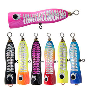 Señuelo de <span class=keywords><strong>Pesca</strong></span> de Madera Impresa de 100 mm/80 mm, 15 g/30 g, para <span class=keywords><strong>Pesca</strong></span> con Mosca en Agua Salada, <span class=keywords><strong>Pesca</strong></span> con Flotador, <span class=keywords><strong>Lubina</strong></span> y Atún, Popper, Stickbait - Product Image 6