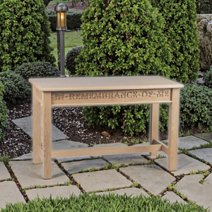 Tavolo in legno massello per il culto sacro elegante altare cattolico mobili per chiese santuari per la scuola di soggiorno - Product Image 4