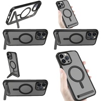 Casing iPhone 15 Pro Max Aksesoris Magnetik Pelindung Ponsel dengan Penyangga untuk iPhone 16 17 Air 14 13 12 11