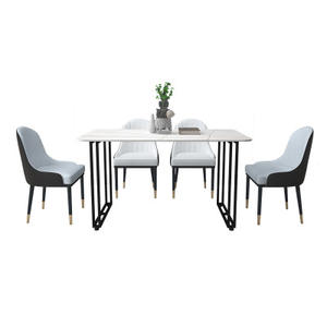 BOTON STONE Salle à <span class=keywords><strong>manger</strong></span> italienne de luxe Maison moderne <span class=keywords><strong>ardoise</strong></span> blanche <span class=keywords><strong>Manger</strong></span> dessus de salle à <span class=keywords><strong>manger</strong></span> en marbre - Product Image 1