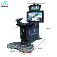 Simulateur de Offre Spéciale extraterrestres pistolet tir machine de jeu vidéo à jetons arcade pistolet tir
