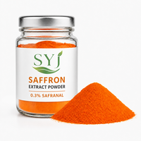 Poudre d'extrait de safran - 0,3% de safranal, Crocus Sativus naturel pour l'utilisation alimentaire et en boisson