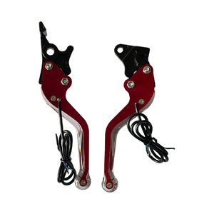 Accessoires pour moto/vélo électrique : feux LED modifiés, guidon bullhorn, freins à disque avant/freins à tambour arrière, frein à 6 vitesses - Product Image 3