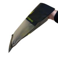 Sacs d'emballage de chaussettes en tissu réutilisables conçus sur mesure Matériau en feuille d'aluminium Joint à trois côtés Chaussures PE Surface d'impression par gravure