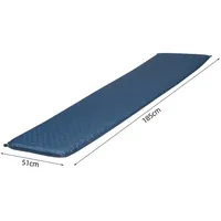 Matelas de camping gonflable en mousse à enrouler confortable lit pneumatique doux et respirant avec sac fourre-tout