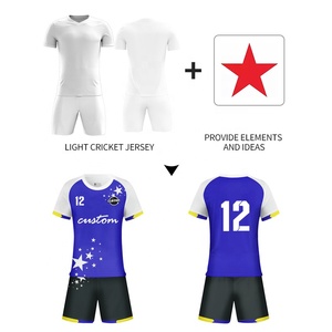 Maglia da <span class=keywords><strong>calcio</strong></span> personalizzata per bambini a buon mercato per bambini maglia sportiva blu e bianca per bambini divise sportive divise da <span class=keywords><strong>calcio</strong></span> kit per ragazzi - Product Image 3