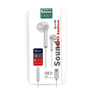 Auricolari Sound Neo St-1179 Tipo C con microfono, auricolari stereo cablati per cellulare - Product Image 2