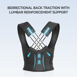 เข็มขัดพยุงหลังแบบมืออาชีพ ตัวปรับท่าทางหลังพร้อมสายรัดปรับได้ สายรัดไหล่ เข็มขัดแก้ไขท่าทาง สำหรับวัยรุ่นและผู้ใหญ่ - Product Image 3