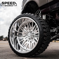 Ruedas Forjadas China Forged Wheels Co. 22x10 22x12 24x12 24x14 26x14, Ruedas Forjadas 8x180 8x170 6x135.7 6x135 para Ford F150 F250 Chevy 1500 2500