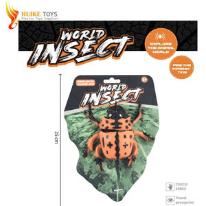 2025 New More fun Solid PVC High Simulation Insect Model Plastic Animal Toys Bee Butterfly Dragonfly Ladybug Spider Stag <strong>Beatle</strong> - Product Image 1