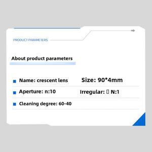 하이 퀄리티 광학 사파이어 반월 상 연골 렌즈 도매 복합 눈 렌즈를위한 Plano-볼록 구조 높은 투과율 - Product Image 2