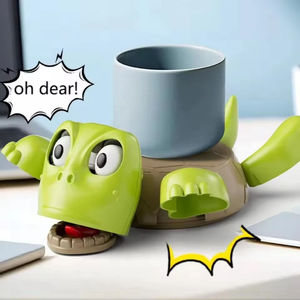 Posavasos Divertidos de Tortuga 3D, Adorno de Escritorio, Juguete, Base para Taza de Café, Alivia el Estrés - Product Image 1