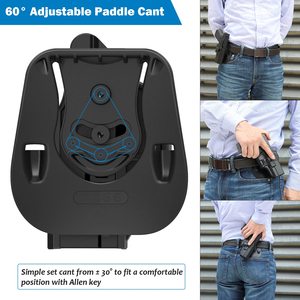 Funda Táctica para Pistola S&W M&P 9mm/.40, Funda Exterior Moldeada a Medida para Cintura, Transporte OWB con Botón de Liberación Rápida, Derecha - Product Image 4