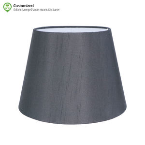 Pantalla de Lámpara Decorativa Estilo Americano, Mayorista, Cubierta de Lámpara de Tela Personalizada, Pantalla de Lámpara Negra Moderna - Product Image 1