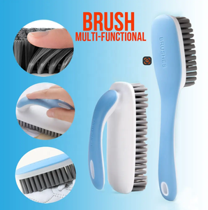 Outil de nettoyage domestique brosse à chaussures ensemble de brosses à linge, brosses à chaussures pour le nettoyage, brosse à linge pour <span class=keywords><strong>les</strong></span> taches <span class=keywords><strong>sur</strong></span> <span class=keywords><strong>les</strong></span> vêtements, - Product Image 4