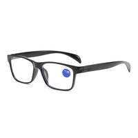 Lunettes de lecture HD anti-lumière bleue multi-montures en gros, verres transparents pour la correction de la presbytie des personnes âgées, idéales pour la vision nocturne en ville
