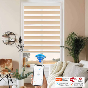 Batteria intelligente automatica motorizzata giorno e <span class=keywords><strong>notte</strong></span> zebra orizzontale tapparelle avvolgibili zebra tende oscuranti persiane per <span class=keywords><strong>finestra</strong></span> - Product Image 5