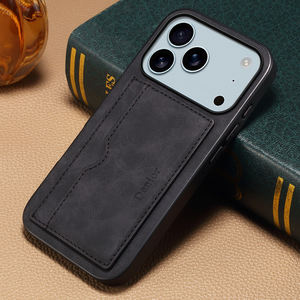 Funda para Teléfono con Ranuras para Tarjetas, Soporte y Marco para Fotos, en Cuero Sintético, para <span class=keywords><strong>iPhone</strong></span> 17 <span class=keywords><strong>Pro</strong></span> <span class=keywords><strong>Max</strong></span>, 16 Plus, 15, 14, 13, 12 - Product Image 3