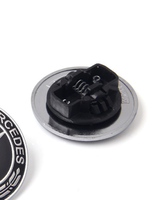 Emblème de badge étoile de capot avant de voiture plat personnalisé LOGO 57 mm pour W124 W140 W163 W202 W204 W210 W211 A2048170616