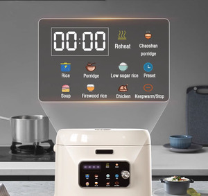 Nồi cơm điện đa năng màn hình cảm ứng LED 3L 5L chất lượng cao, ít đường, vỏ nhựa, sản phẩm mới về - Product Image 2
