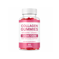 Gummies au collagène pour la beauté de la peau, des cheveux et des ongles, soutien anti-âge, OEM, ODM, marque privée, vente en gros