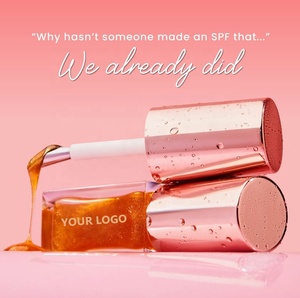 2025 Votre Logo Huile pour les lèvres infusée au <span class=keywords><strong>miel</strong></span> Golden Shimmery SPF Sérum de protection solaire Booster d'acide aromatisé Vitamine Repulpée Confort des lèvres - Product Image 2