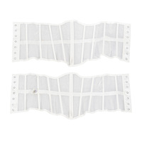 S-SHAPER femmes coupe ouverte Bustier sous le buste Corset à lacets désossé taille Corset haut acier os ferme contrôle taille Cincher formateur