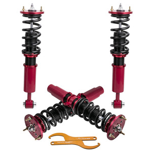 MaXpeedingrods <strong>Coilovers</strong> for BMW 5 Series <strong>E60</strong> 2004-2010 523 525 528 530 535 Shock Absorber Struts Red - Product Image 3